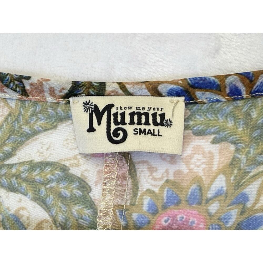 Show Me Your MuMu Floral Print Bloomtastic Karmyn Cape Kimono Duster Sz S USA - Picture 5 of 8